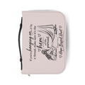 Bible Cover - Inspirational "If You're Hanging On By A Thread" Pink Scripture Zipper Case
