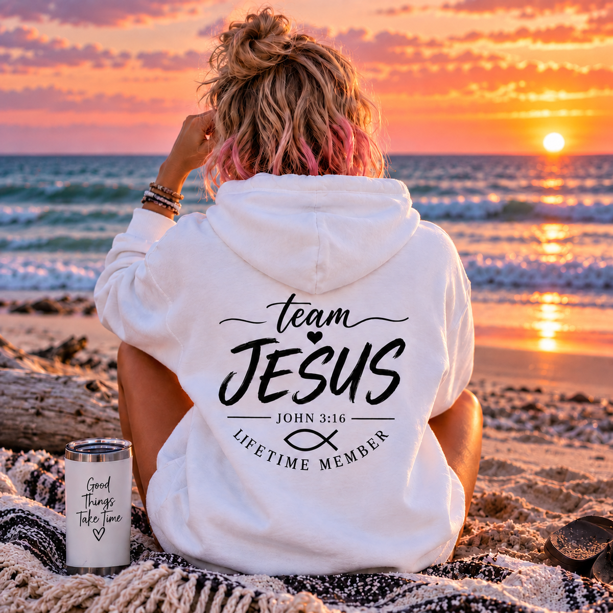 Team Jesus  Hoodie