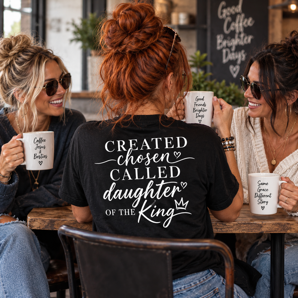Women's Soft Tee —Created Chosen Daughter of The King