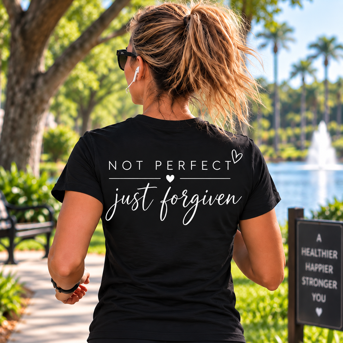 Women's Soft Tee —Not Perfect Just Forgiven