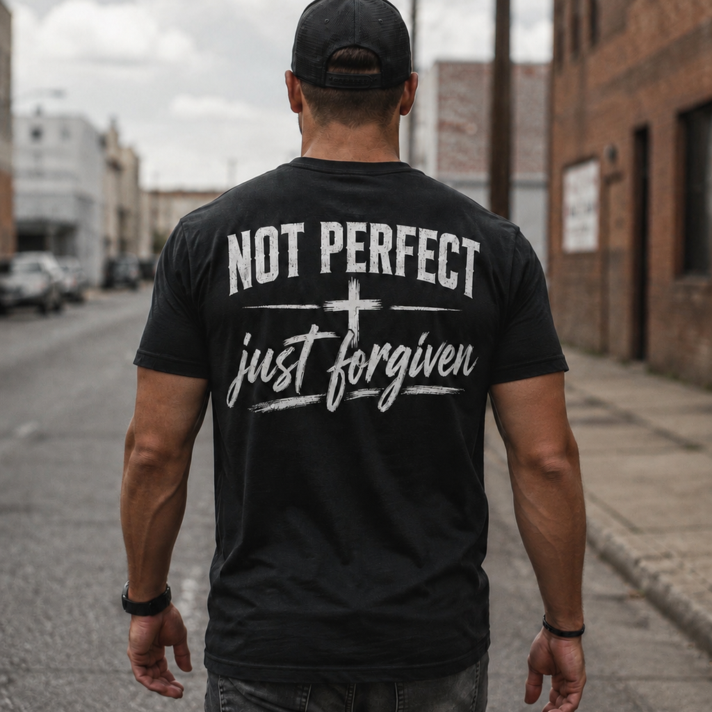 Not Perfect Just Forgiven XLT T-Shirt
