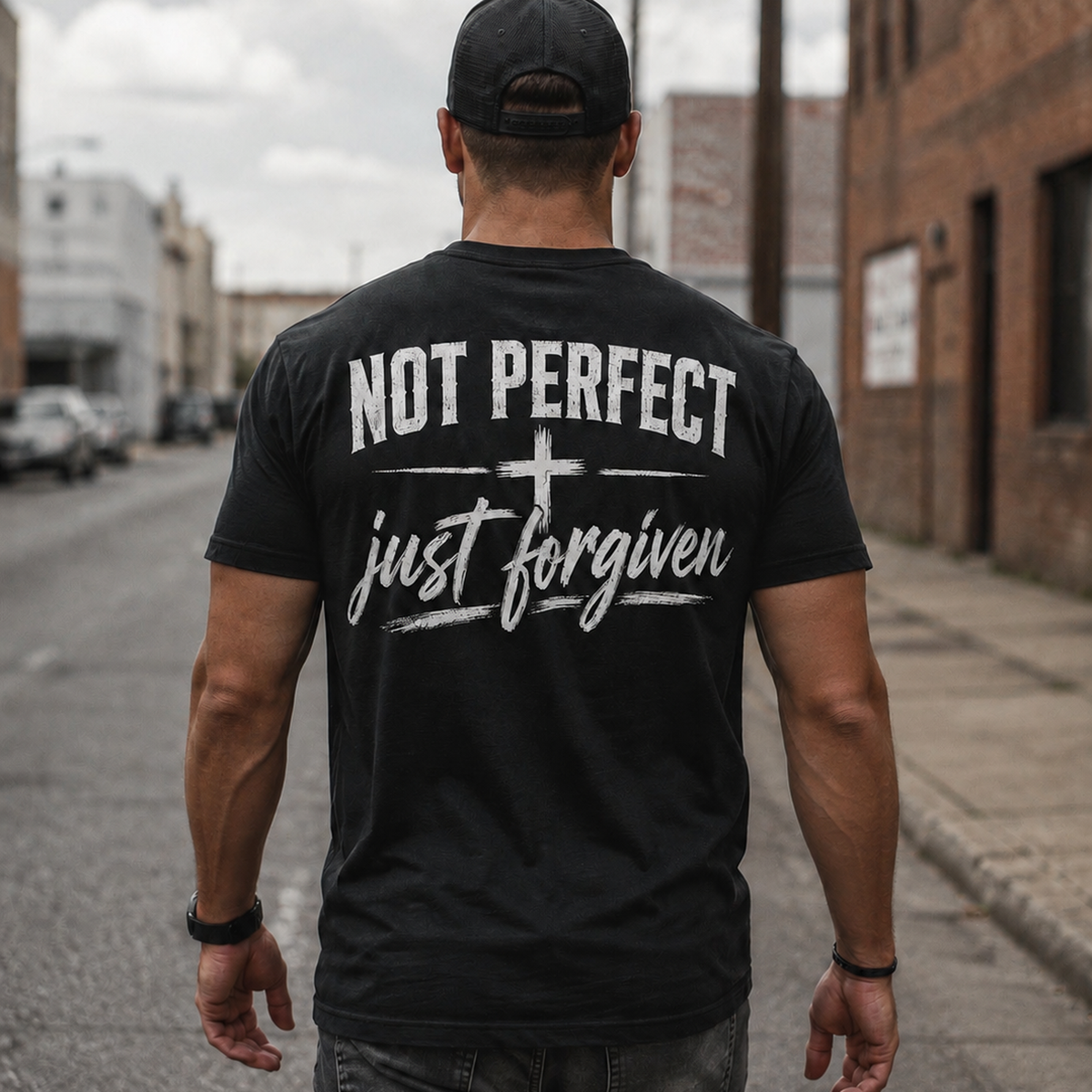 Not Perfect Just Forgiven XLT T-Shirt