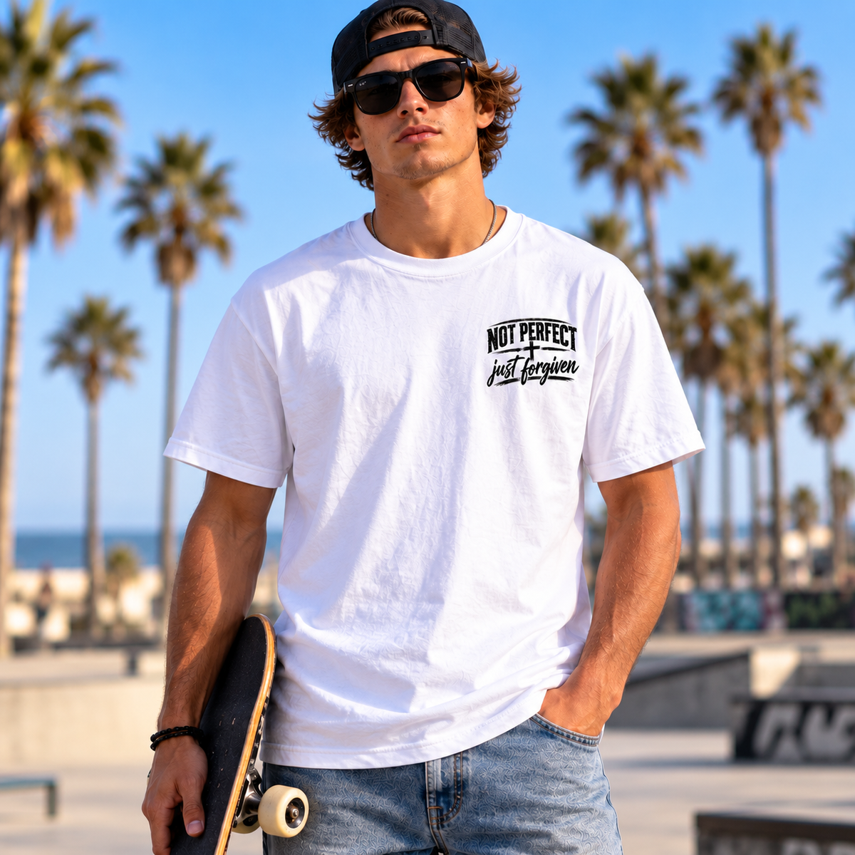Not Perfect Just Forgiven XLT T-Shirt