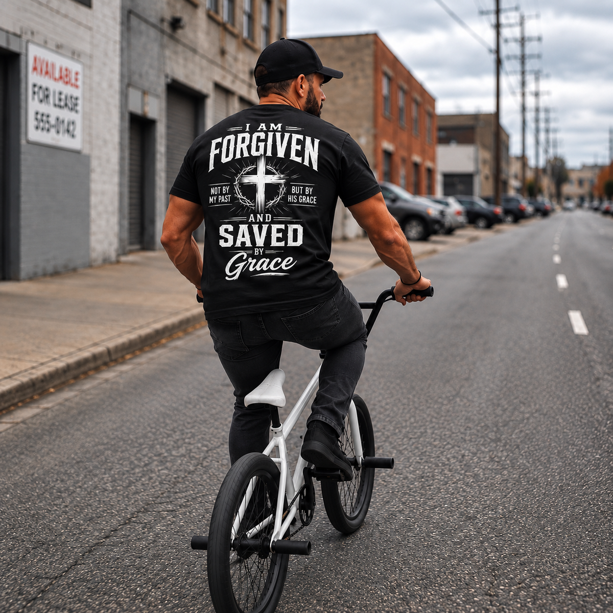 Forgiven & Saved By Grace XLT T-Shirt