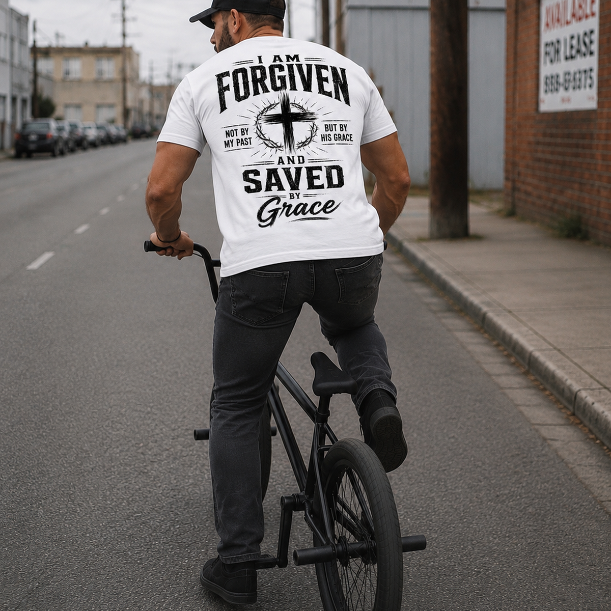 Forgiven & Saved By Grace XLT T-Shirt